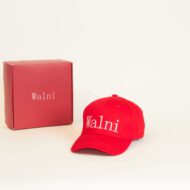 Red patterned Walni hat